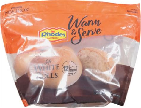 Rhodes Warm And Serve Frozen Soft White Rolls 12 Ct Kroger