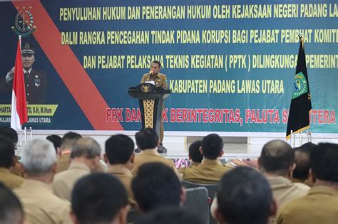 Cegah Korupsi Pemkab Dan Kejari Paluta Gelar Penyuluhan Hukum