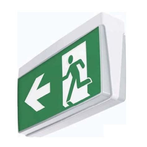 5x 3W LED Surface Mount Emergency Exit Sign Krona