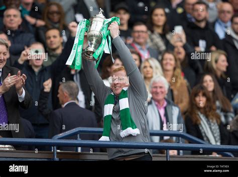 Celtic Manager Neil Lennon During The William Hill Scottish Cup Final