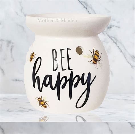 Bee Happy Burner Oil Burner Wax Melter Bee Folksy