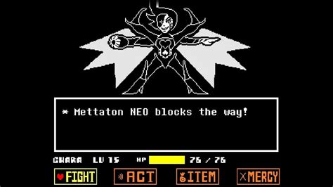 Undertale Mettaton Neo Genocide Route Youtube