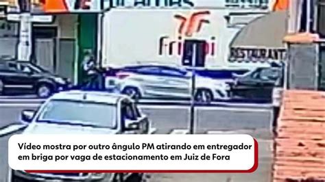 Vídeo mostra por outro ângulo PM atirando em entregador em briga por