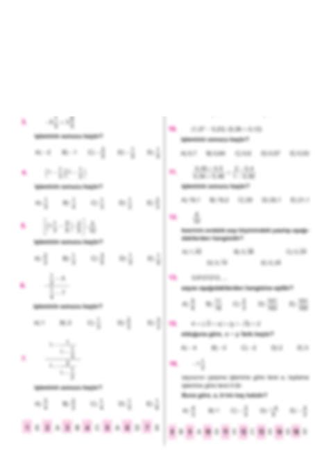 Solution Sinif Rasyonel Sayilar Studypool