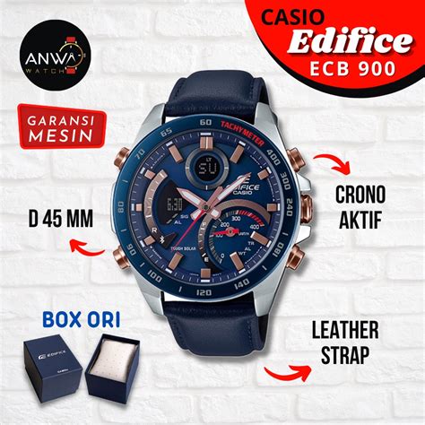 Jual Jam Tangan Pria Cowok Analog Digital Casio Edifice Ecb Ecb