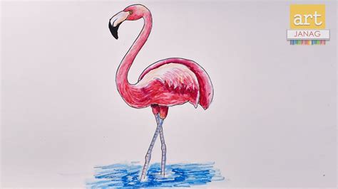 Details 100 Flamingo Drawing With Background Abzlocal Mx