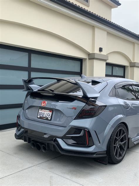 California 2020 Sonic Grey Pearl Honda Civic Type R Tastefully Modded 46000 22300 Miles