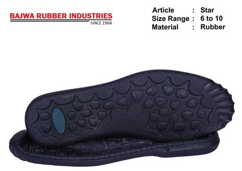 Black Rubber Shoe Sole For Casual Wear Size To At Rs Pair