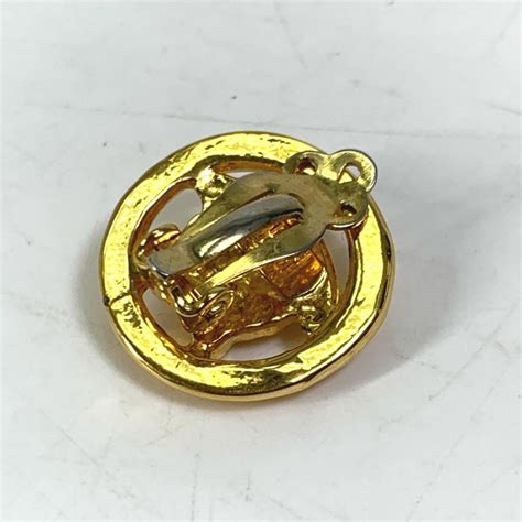 Versace ヴェルサーチ アクセサリー メデューサ ヴィンテージ イヤリング メタル ゴールド レディース【中古】美品 104012