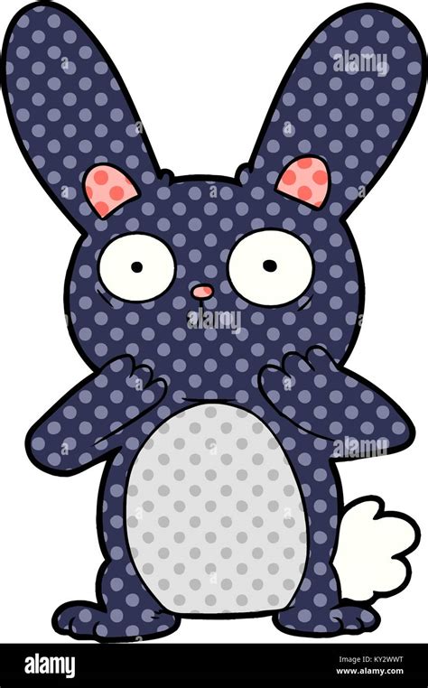 Cartoon Shocked Rabbit Stock Vector Image And Art Alamy