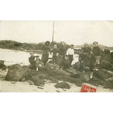 76 LE TREPORT Pêcheurs et Pêcheuses de Poissons et Crustacés Photo