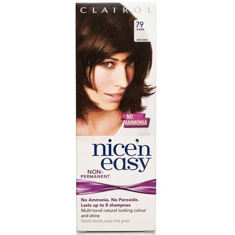 Clairol Niceneasy Loving Care Non Permanent Hair Colour 79 Dark Brown