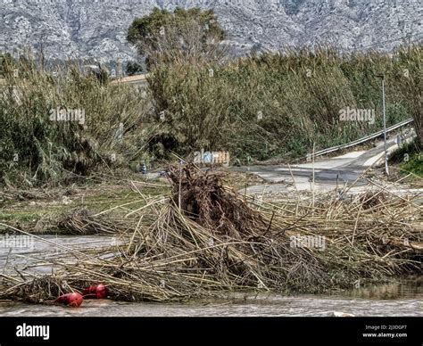 ¿calentamiento Global Secuelas De Las Inundaciones A Lo Largo Del Río Algar En Altea Costa