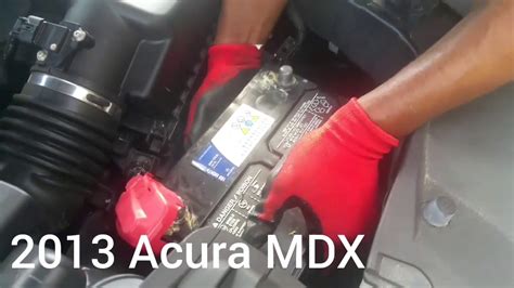 How To Replace 2013 Acura Mdx Car Battery Youtube