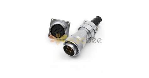 Male Plug And Female Socket TI Z WF28 24pin Connector Straight Aviation