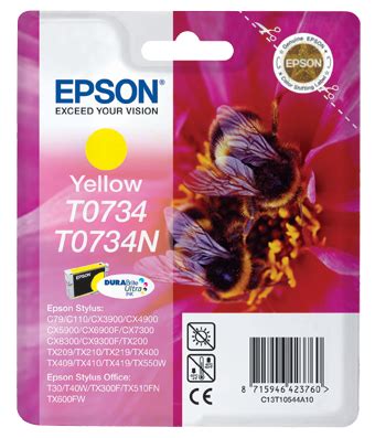 T Yellow Ink Cartridge Ink Consumables Ink Paper Products