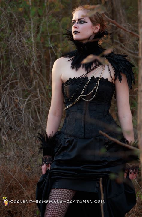 Stunning Raven Costume Based on Edgar Allen Poe's Poem