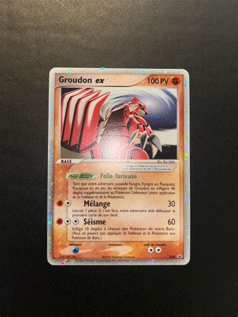 Carte Pokémon Groudon Ex Promo 038 Fr Kaufen auf Ricardo