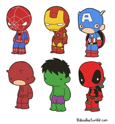 Lildoodles Favorite Cartoon Character Marvel Comic Heroes