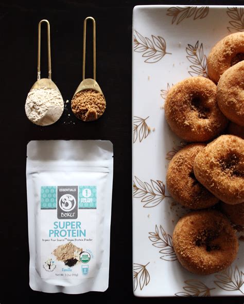 Cinnamon Baked Protein Donuts Boku Superfood Protein Donuts