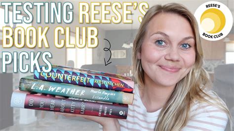 Reading Vlog Reese Witherspoon Book Club Picks Celebrity Book Club