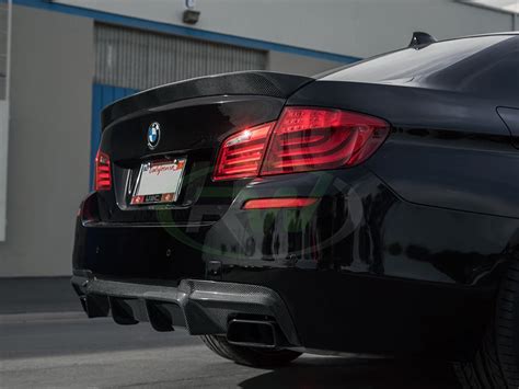 BMW F10 F11 M Sport CARBON FIBER Rear Diffuser VOGUE AUTOMOTIVE ...