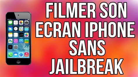 Tuto Comment Filmer Son Cran D Iphone Youtube