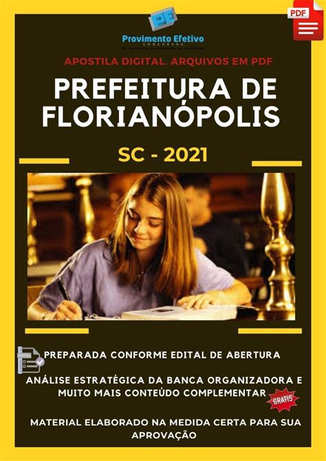 Provimento Efetivo Concursos Apostila Pref Florian Polis Sc