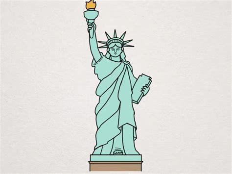 Apprendre à Dessiner La Statue De La Liberté