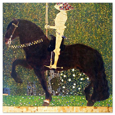 Rosalind Wheeler Kunstdruck The Golden Knight Von Gustav Klimt Wayfair De