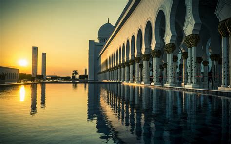 Download Religious Sheikh Zayed Grand Mosque HD Wallpaper