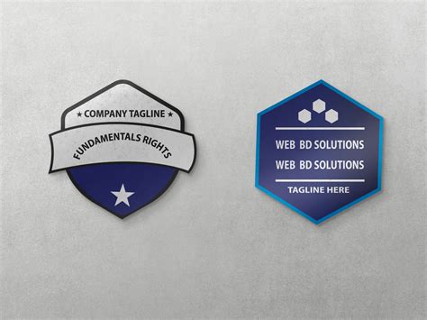 Badges logo design by SHARMIN NAHAR on Dribbble