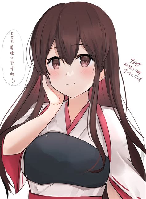 Akagi Kantai Collection Drawn By Eijimonochromexd Danbooru