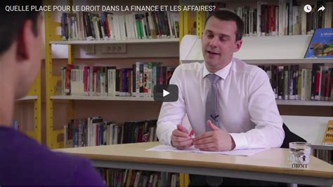 quelle place pour le droit dans la finance  les affaires