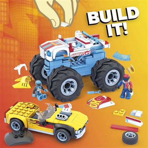 Hot Wheels Mega Construx Rodger Dodger Hot Wheels Racing Mattel
