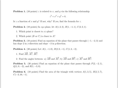 Solved Problem 1 10 ﻿points Z ﻿is Related To X ﻿and Y