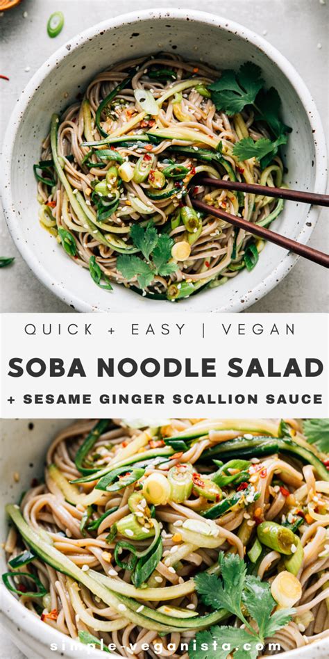 Sesame Ginger Cucumber Soba Noodle Salad The Simple Veganista Artofit