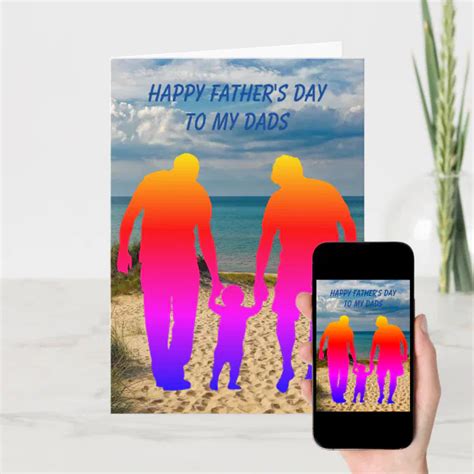 Father S Day Card For Gay Dads Zazzle