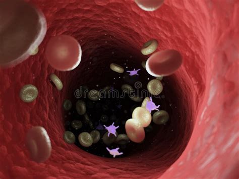 Diseased Blood Cells Stock Illustration Illustration Of Flow 146233168