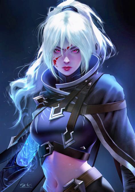 Artstation Drow Ranger Dota 2 Fanart Female Character Concept Rpg