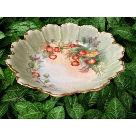 Rc Malmaison Bavaria Antique Serving Bowl Porcelain Scalloped Dish