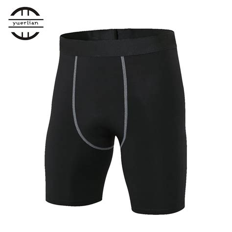 Cal As Yuerlian Alta Elastic Men Apertado Compression Shorts Moda