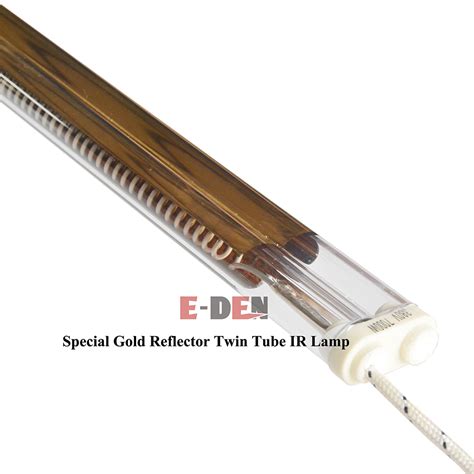 Medium Wave V W Twin Tube Infrared Heater Lamp For Industry Ink