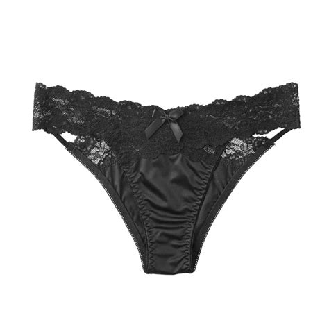 Cinoon Women Satin Underpants European And American Temptation Lingerie