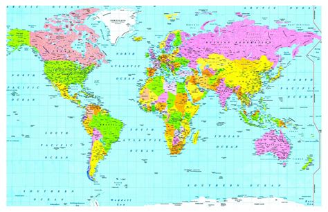 Mapa Politico Mundial Vector De Stock Imagenes Mapa Politico Mundial Images Images