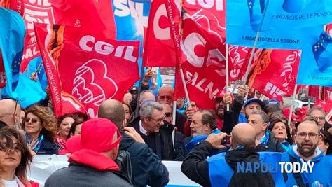 Manifestazione Cgil E Uil Foto M Romano NT