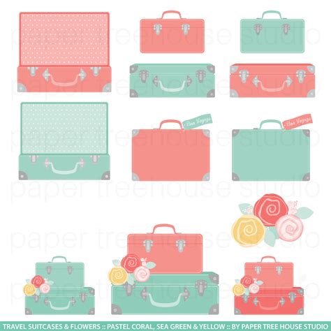 Cute Suitcase Cliparts Add Some Adventure To Your Designs