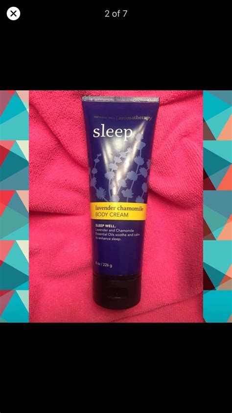 Bath And Body Works Aromatherapy Sleep Well Lavender And Camomile Body