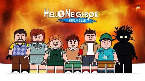 Hello Neighbor Hide And Seek Drawing Lego Minifigures Lego Hello