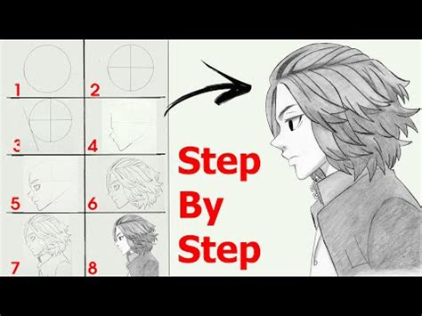 How To Draw Mikey Tokyo Revengers Easy Step By Step Manjiro Sano